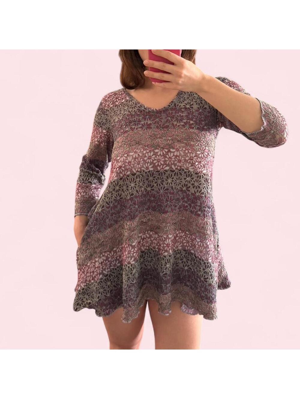 Vintage Hand Jive flowy floral dress